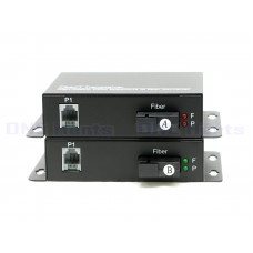 OHZ-1F1T 1光1話純電話光電轉換器 純電話光端機 來電顯示光纖收發器1路 rj11光纖電話交換機 1光1話電話光電轉換器